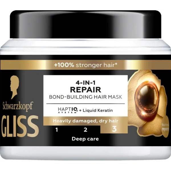 GLISS 4-in-1 Repair maska do włosow odżywcza 400ml