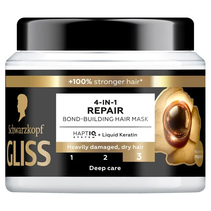 GLISS 4-in-1 Repair maska do włosow odżywcza 400ml