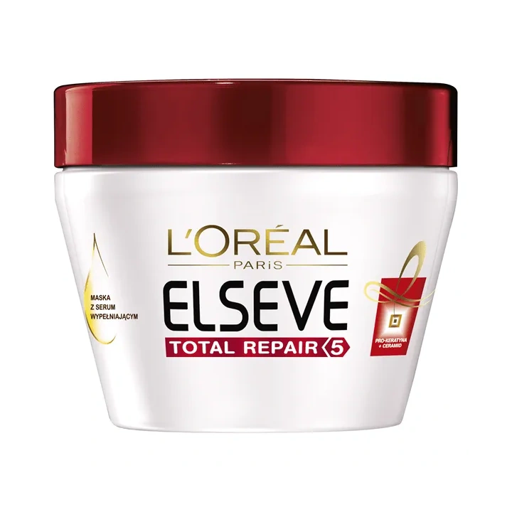 LOREAL Elseve Total Repair 5 maska do włosów z serum wypełniającym 300ml