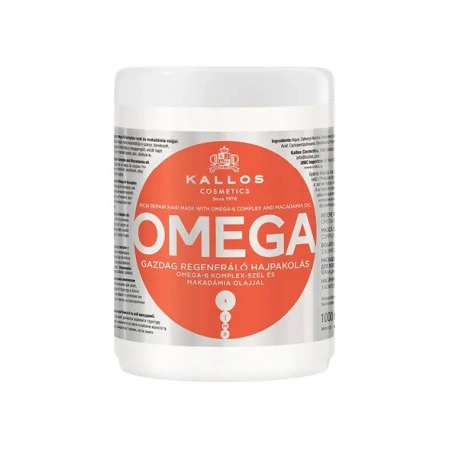 KALLOS Omega maska do włosów 1000ml