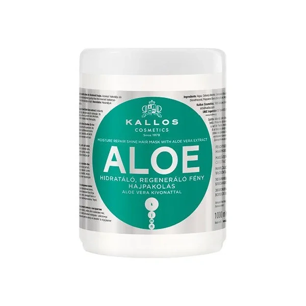 KALLOS Aloes maska do włosów 1000ml