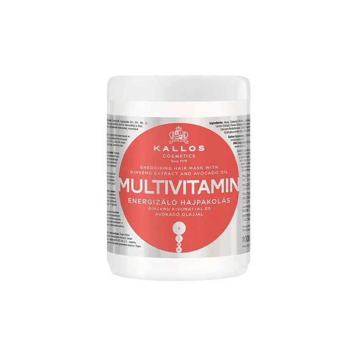 KALLOS Multivitamin maska do włosów 1000ml