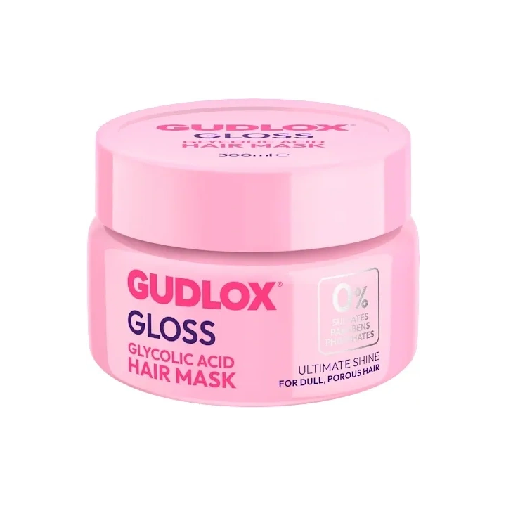 GUDLOX Gloss Glycolic Acid maska do włosów nadająca połysk 300ml