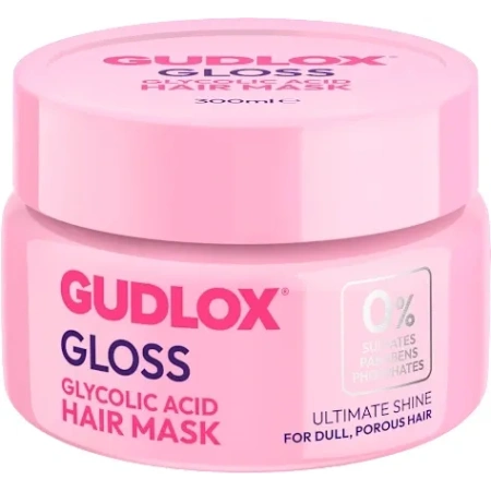 GUDLOX Gloss Glycolic Acid maska do włosów nadająca połysk 300ml