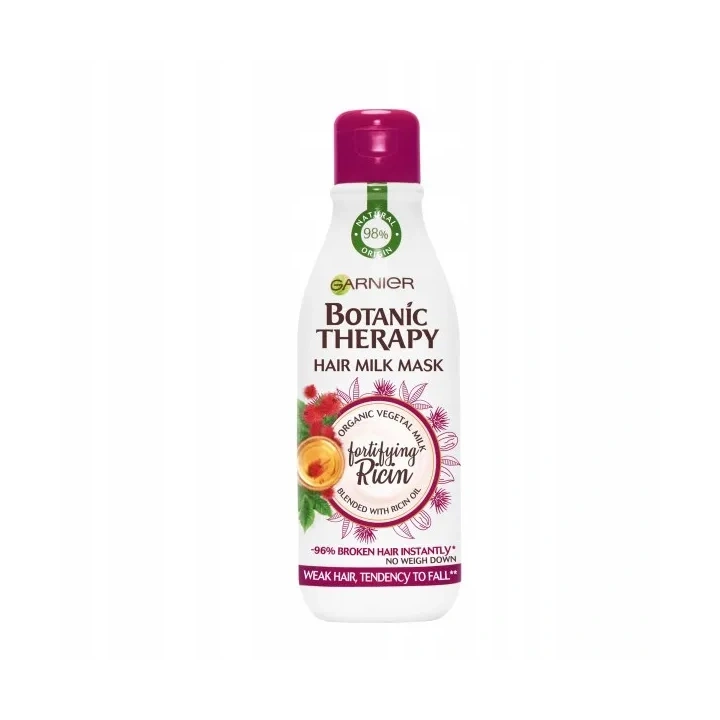 GARNIER Botanic Therapy Hair Milk maska do włosów Olejek Rycynowy 250ml
