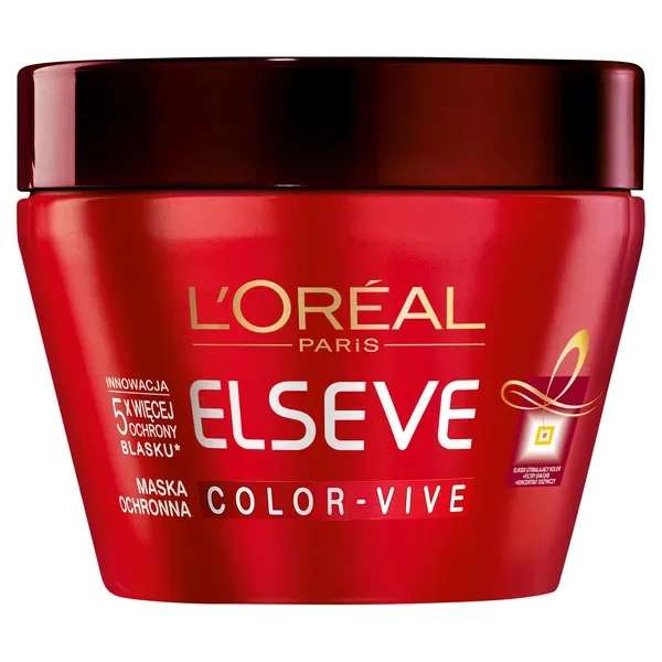 L'OREAL LOREAL Elseve Color Vive maska do włosów 300ml — Składniki i ocena