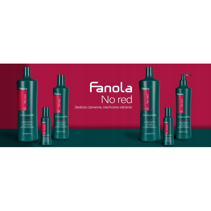 FANOLA No Red maska do włosów brązowych 100ml