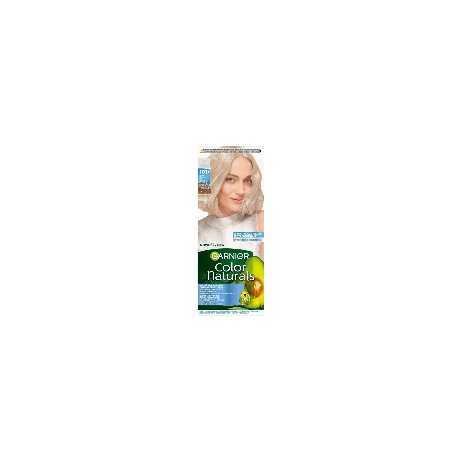 GARNIER Color Naturals Creme farba do włosów 101+ Lodowy Platynowy Blond