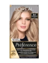 LOREAL Preference farba do włosów Wbis 8.1 Jasny Popielaty Blond USZKODZONE PUDEŁKO
