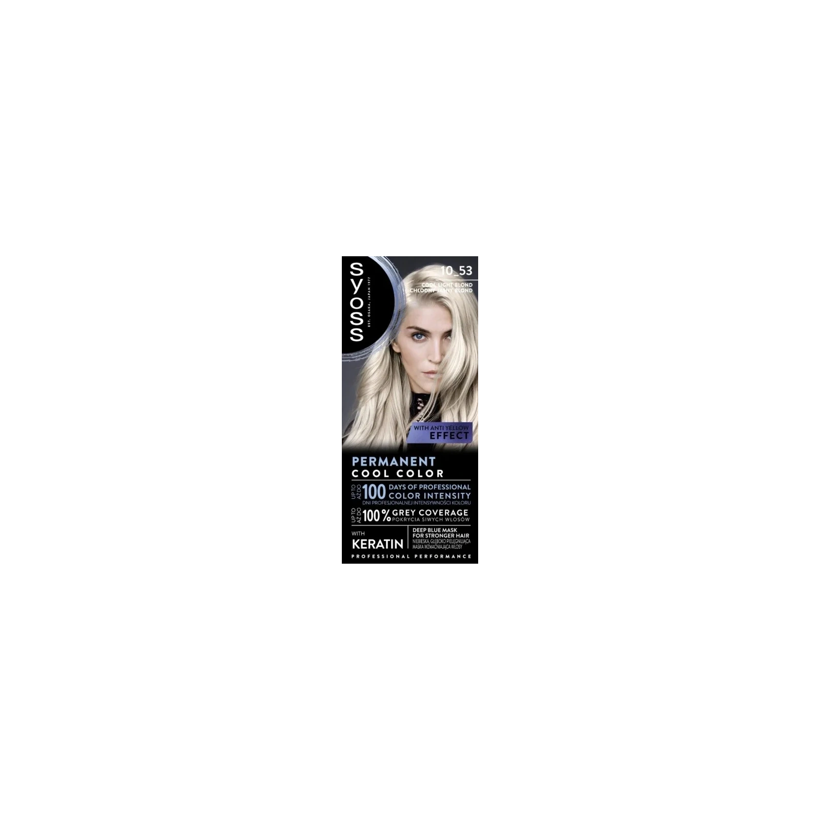 SYOSS Professional farba do włosów 10-53 Chłodny Jasny Blond 115