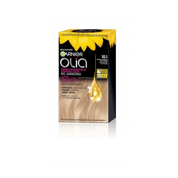 GARNIER Olia New farba do włosów 10.1 Popielaty Bardzo Jasny Blond 