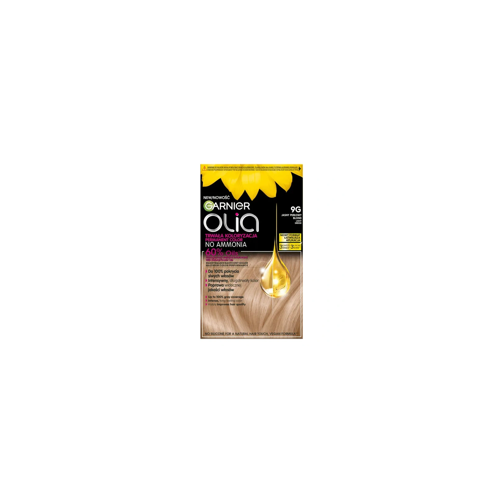 GARNIER Olia New farba do włosów 9G Jany Perłowy Blond 