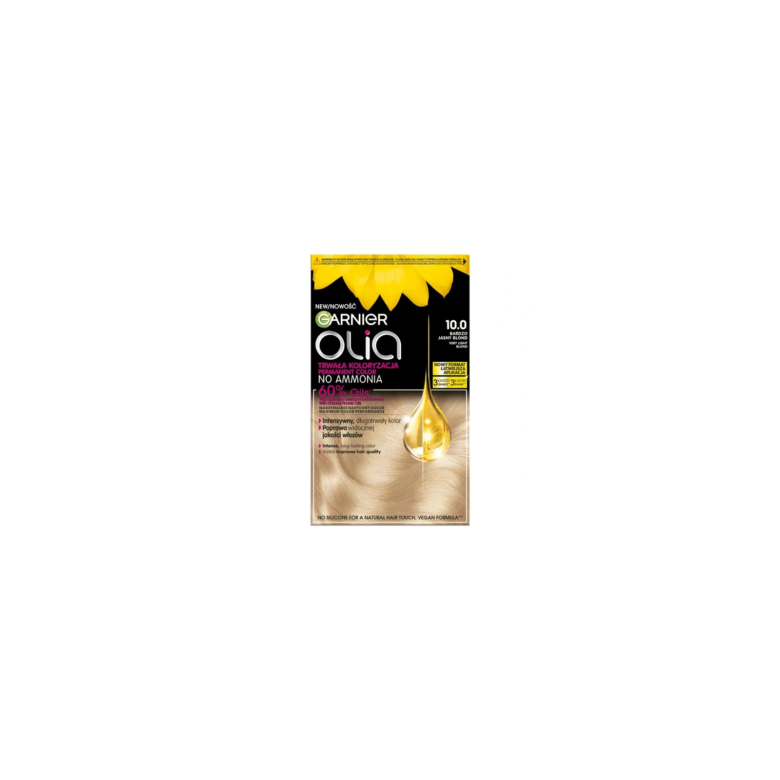 GARNIER Olia New farba do włosów 10.0 Bardzo Jany Blond 