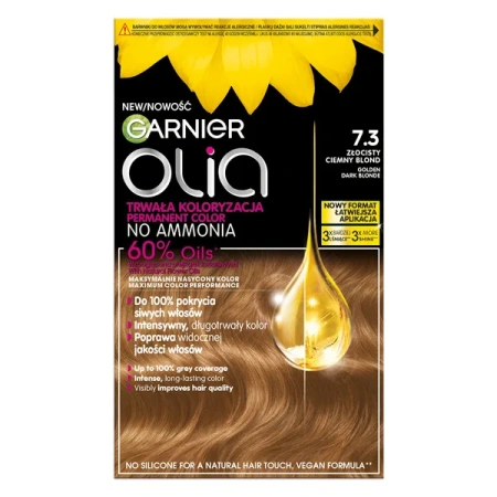 GARNIER Olia New farba do włosów 7.30 Złocisty Ciemny Blond 