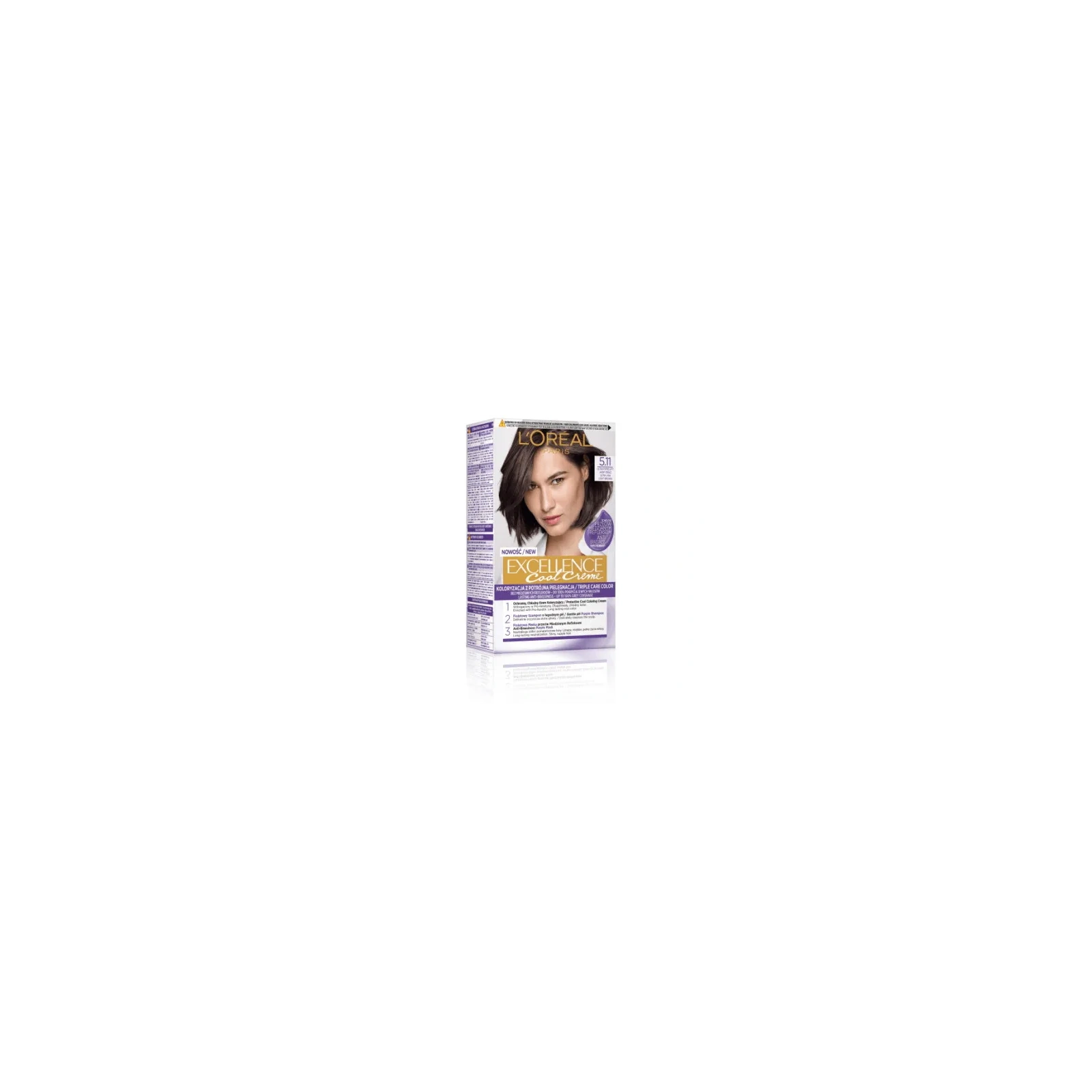 LOREAL Excellence Creme farba do włosów 5.11