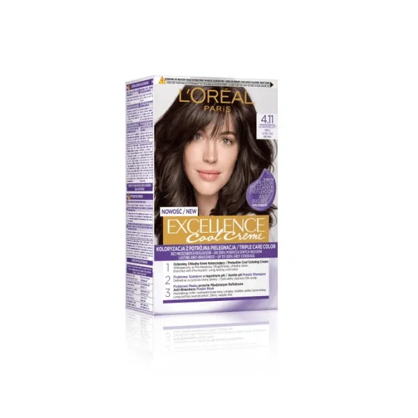 LOREAL Excellence Creme farba do włosów 4.11