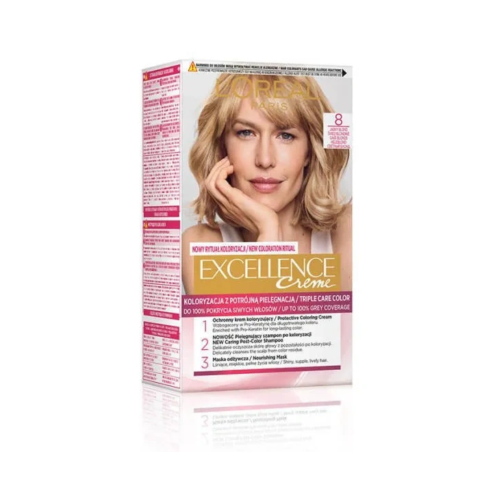 LOREAL Excellence Creme farba do włosów 8