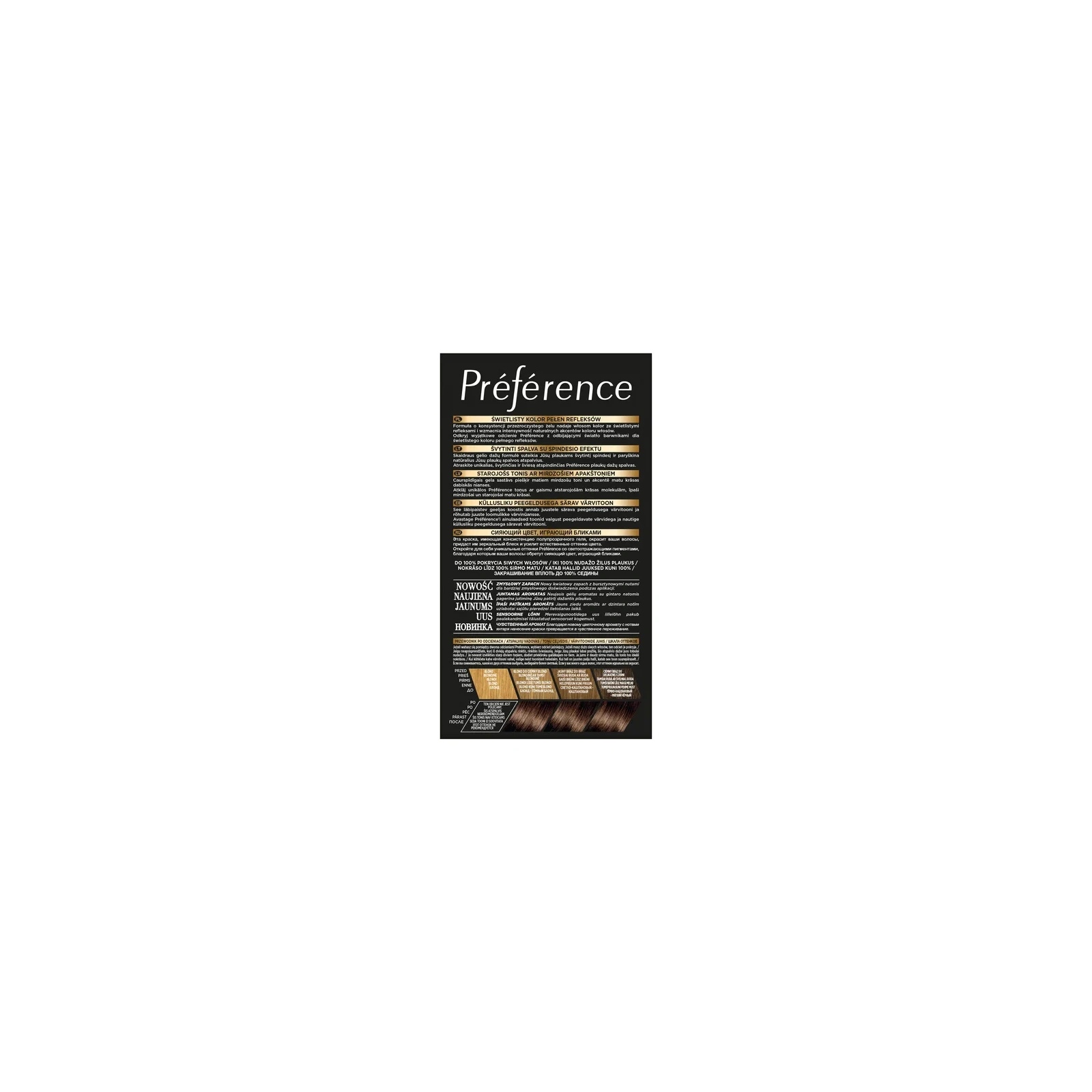 LOREAL Preference farba do włosów 4 Tahiti Brąz