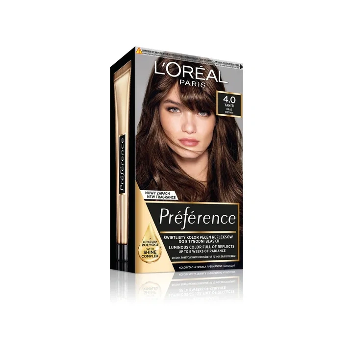 LOREAL Preference farba do włosów 4 Tahiti Brąz