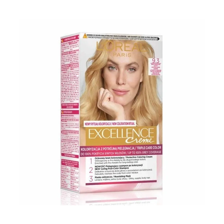 LOREAL Excellence Creme farba do włosów 9.3