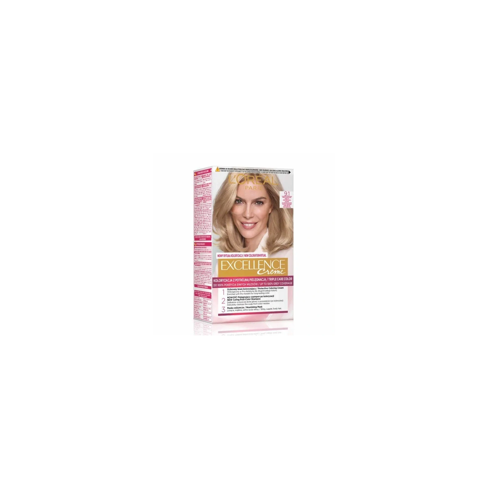 LOREAL Excellence Creme farba do włosów 9.1