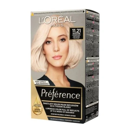 LOREAL Preference farba do włosów 11.21 Ultrajasny Chłodny Perłowy Blond