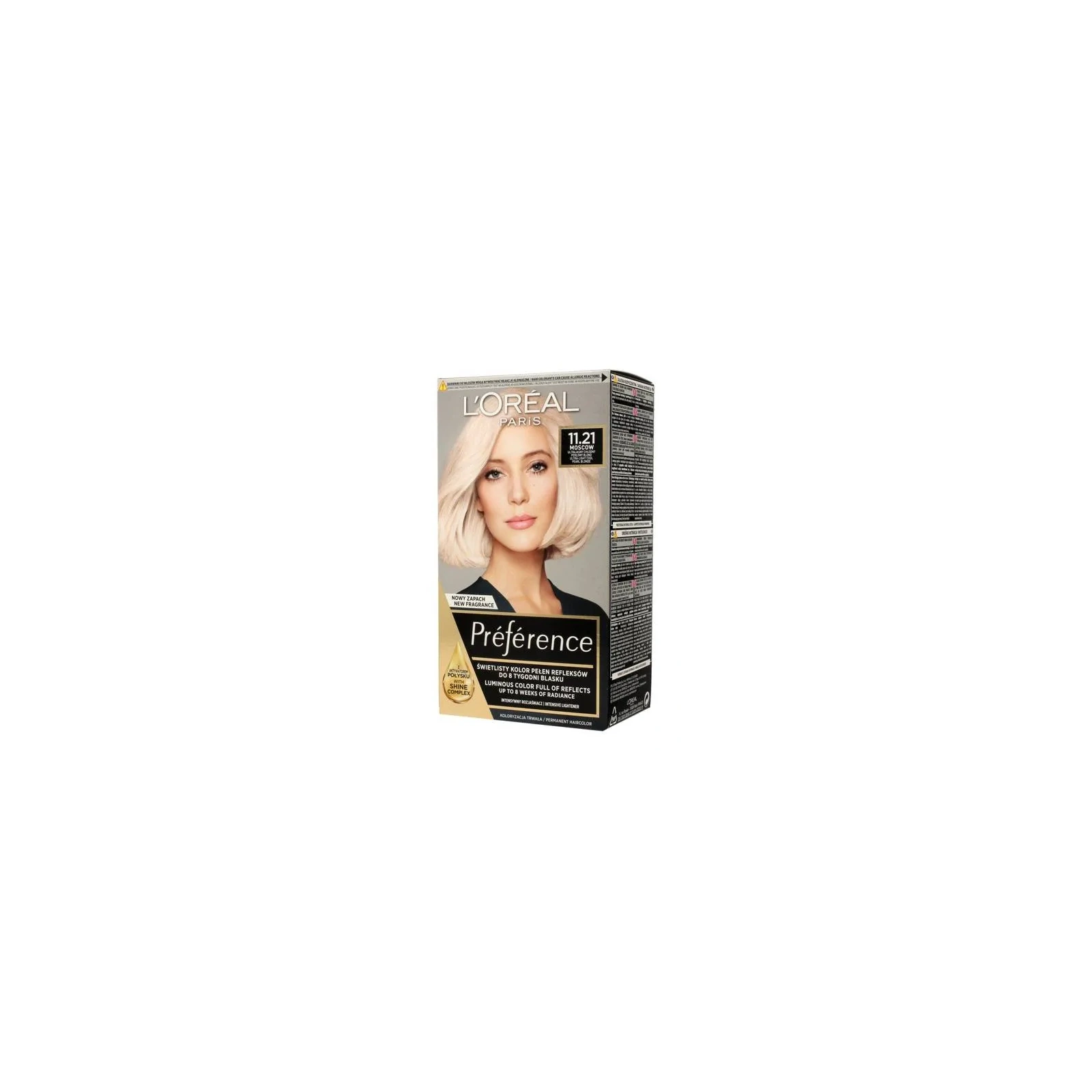 LOREAL Preference farba do włosów 11.21 Ultrajasny Chłodny Perłowy Blond