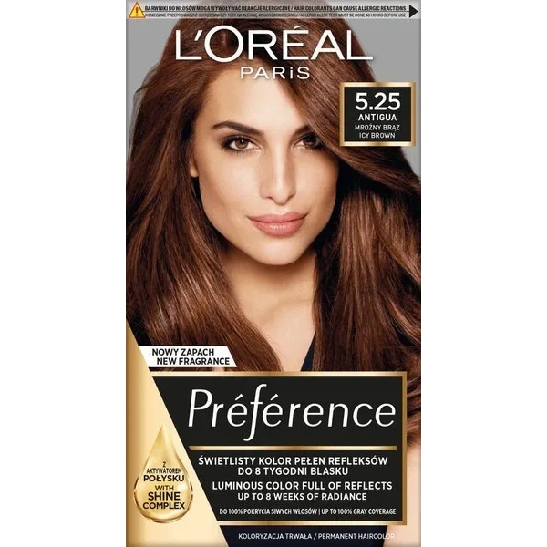 LOREAL Preference farba do włosów 5.25 Mroźny Brąz