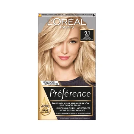 LOREAL Preference farba do włosów Z 9.1 Bardzo Jasny Popielaty Blond