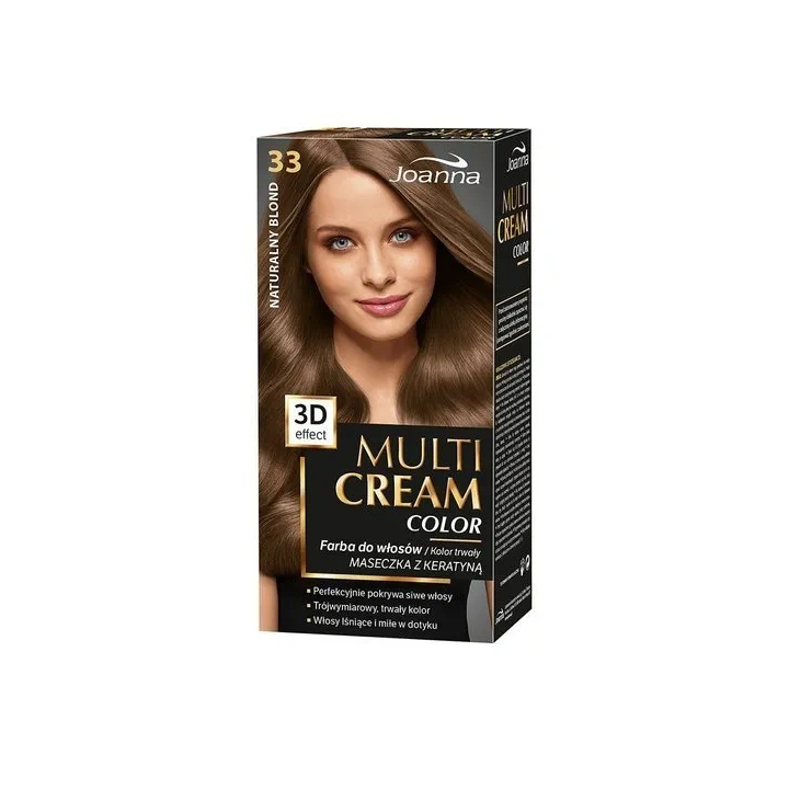 JOANNA Multi Cream Color farba do włosów 33 Naturalny Blond