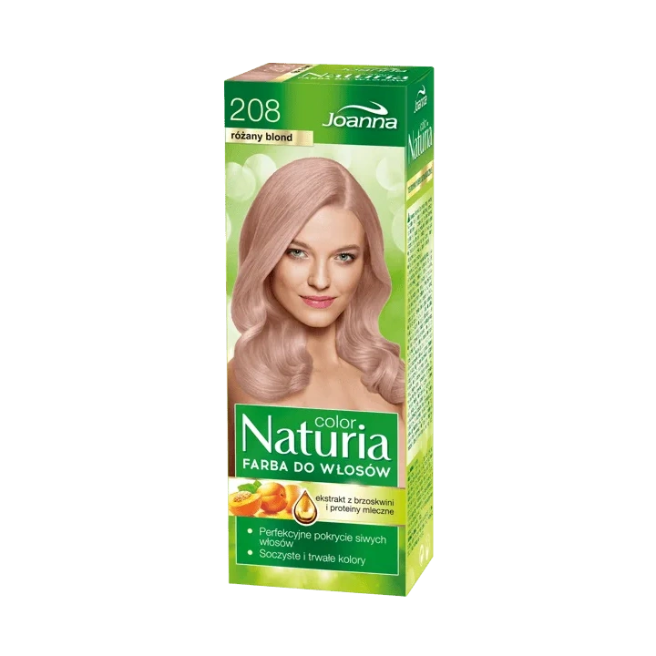JOANNA Naturia Color farba do włosów 208 Różany Blond