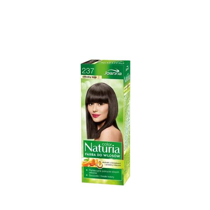 JOANNA Naturia Color farba do włosów 237 Chłodny Brąz
