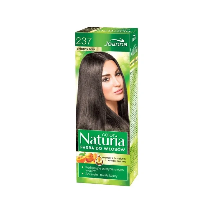 JOANNA Naturia Color farba do włosów 237 Chłodny Brąz