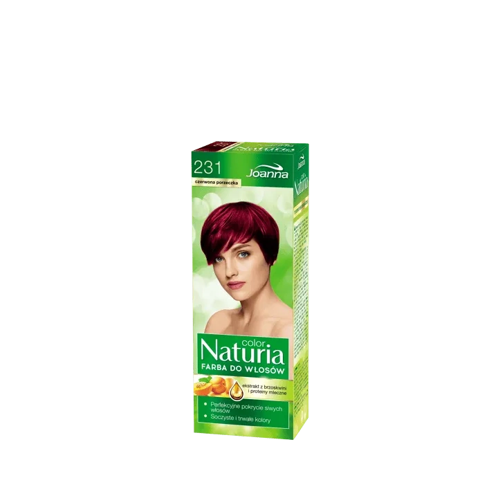 JOANNA Naturia Color farba do włosów 231 Czerwona Porzeczka
