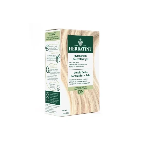 HERBATINT Ziołowa farba do włosów 10N Platynowy Blond