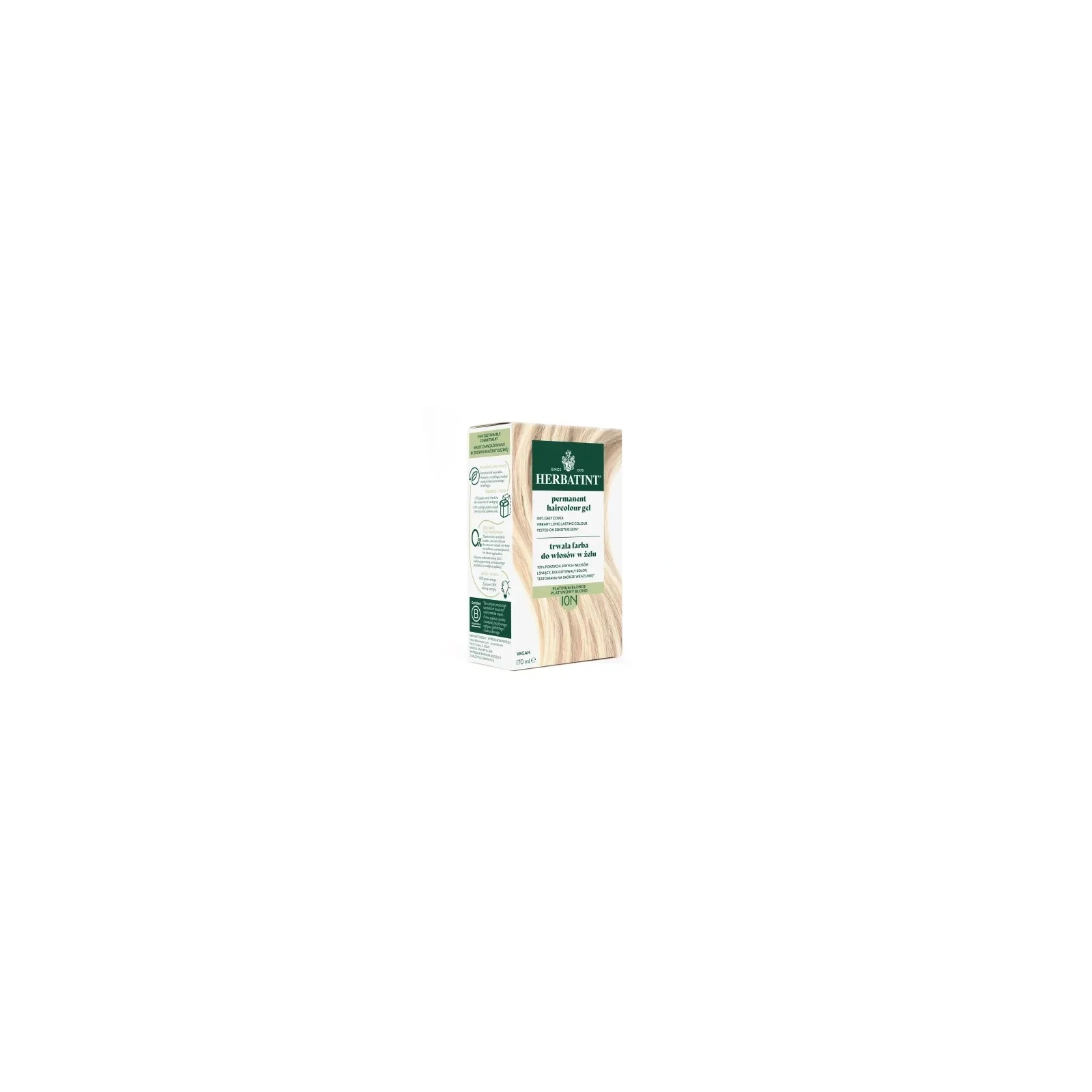 HERBATINT Ziołowa farba do włosów 10N Platynowy Blond