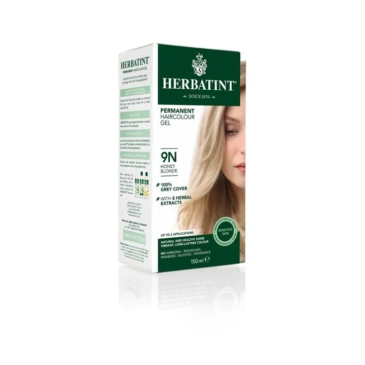 HERBATINT Ziołowa farba do włosów 9N Miodowy Blond 150ml