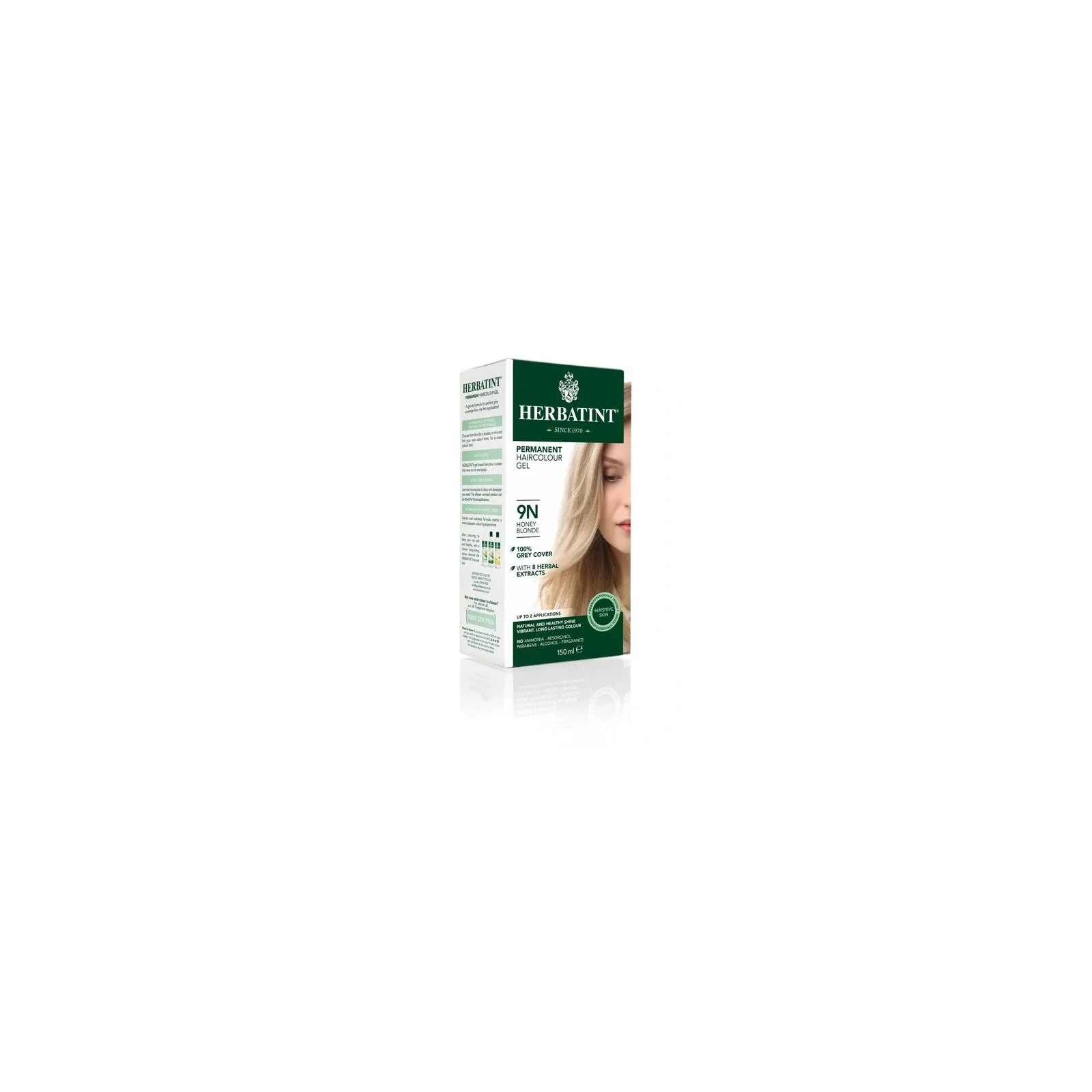 HERBATINT Ziołowa farba do włosów 9N Miodowy Blond 150ml