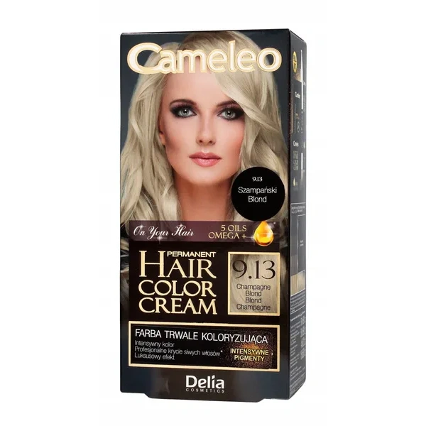 DELIA Cameleo farba do włosów permanentna 9.13 Champagne Blond Omega+