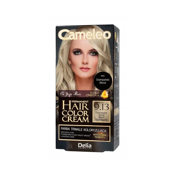 DELIA Cameleo farba do włosów permanentna 9.13 Champagne Blond Omega+