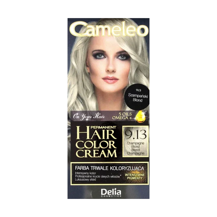DELIA Cameleo farba do włosów permanentna 9.13 Champagne Blond Omega+