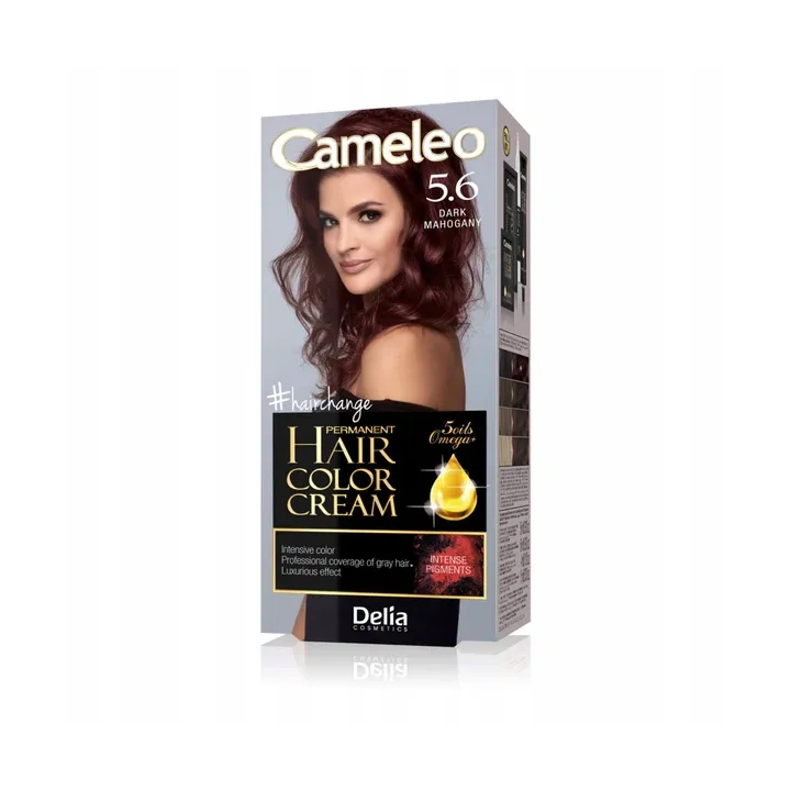 DELIA Cameleo farba do włosów permanentna 5.6 Dark Mahogany Omega+