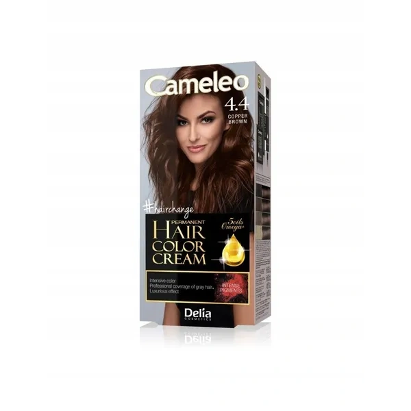 DELIA Cameleo farba do włosów permanentna 4.4 Copper Brown Omega+