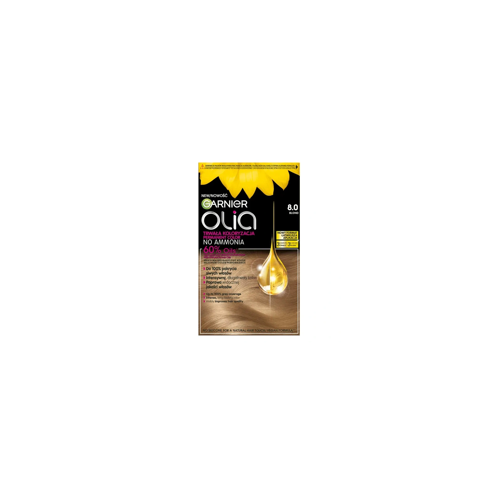 GARNIER Olia farba do włosów 8.0 Blond 174ml