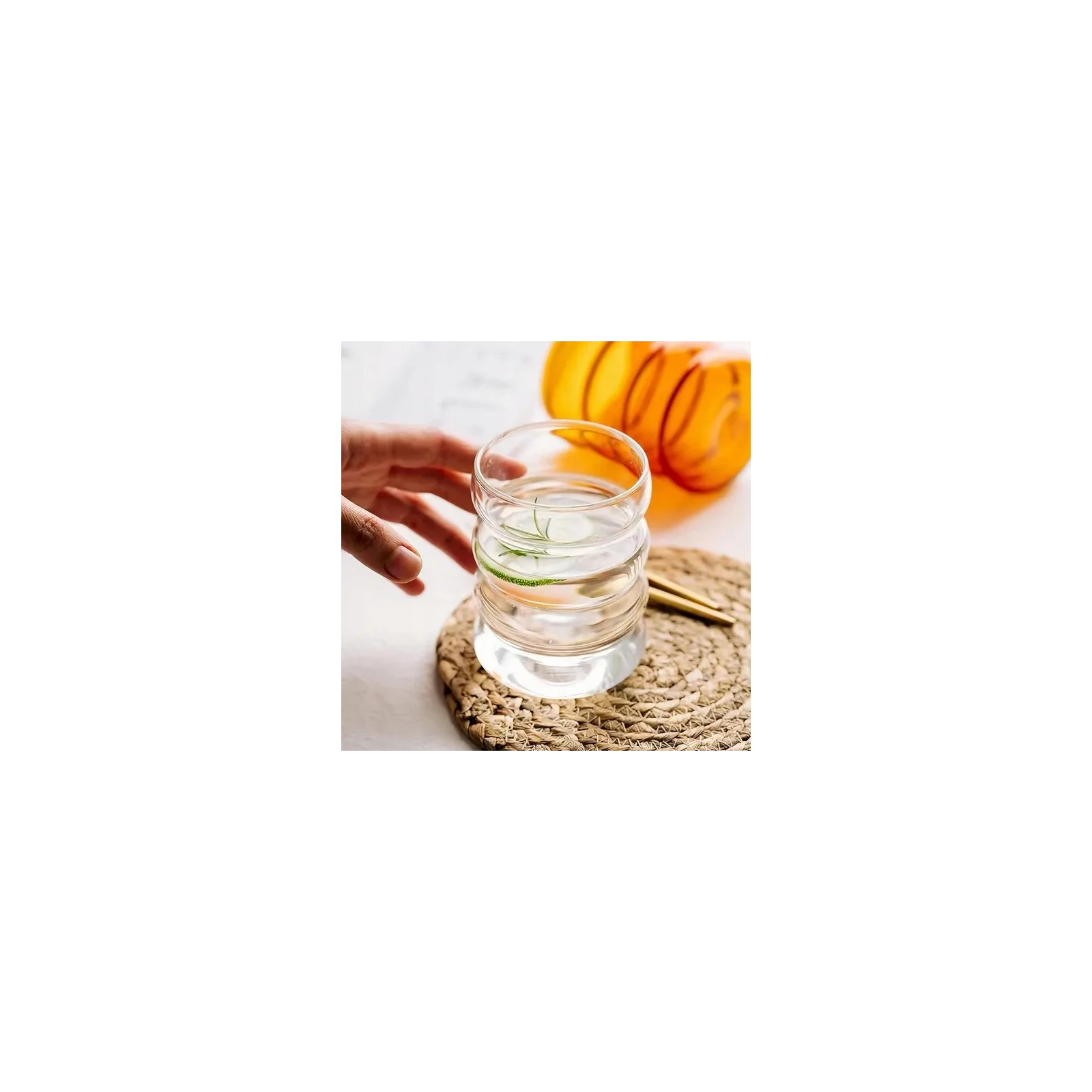 ECARLA szklanka do kawy latte long i drinków Bubble 320ml SZK37POJ