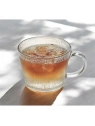 ECARLA szklanka ryflowana z uszkiem 400ml SZK156