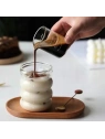 ECARLA szklanka do kawy latte long i drinków Bubble 320ml SZK37POJ