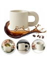 ECARLA kubek z uchem ceramiczny, nakrapiany 300ml CUP21 