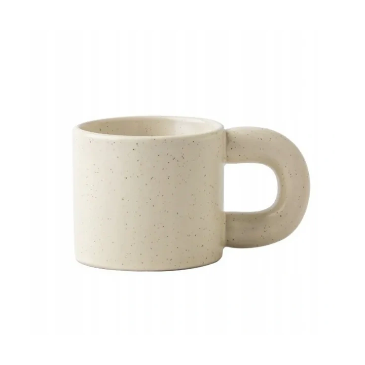 ECARLA kubek z uchem ceramiczny, nakrapiany 300ml CUP21 