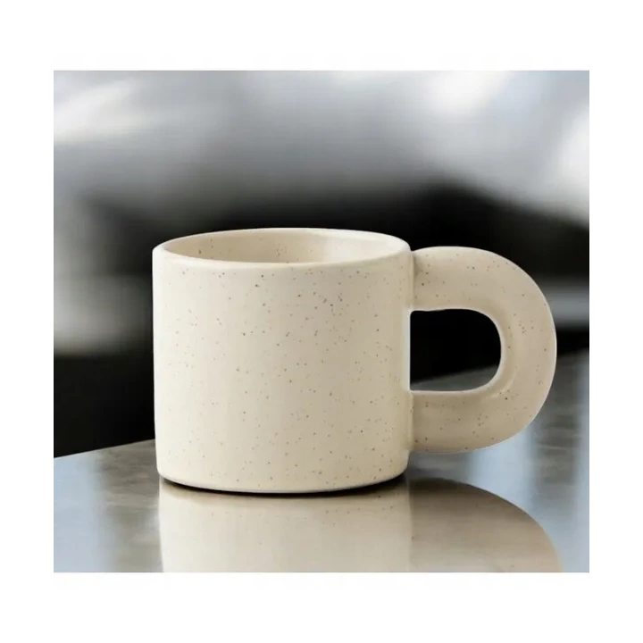 ECARLA kubek z uchem ceramiczny, nakrapiany 300ml CUP21 